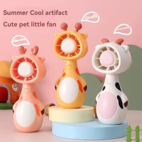 پنکه شارژی فانتزی طرح گاو