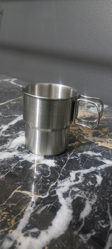 ماگ فلزی دسته تاشو درجه ۱