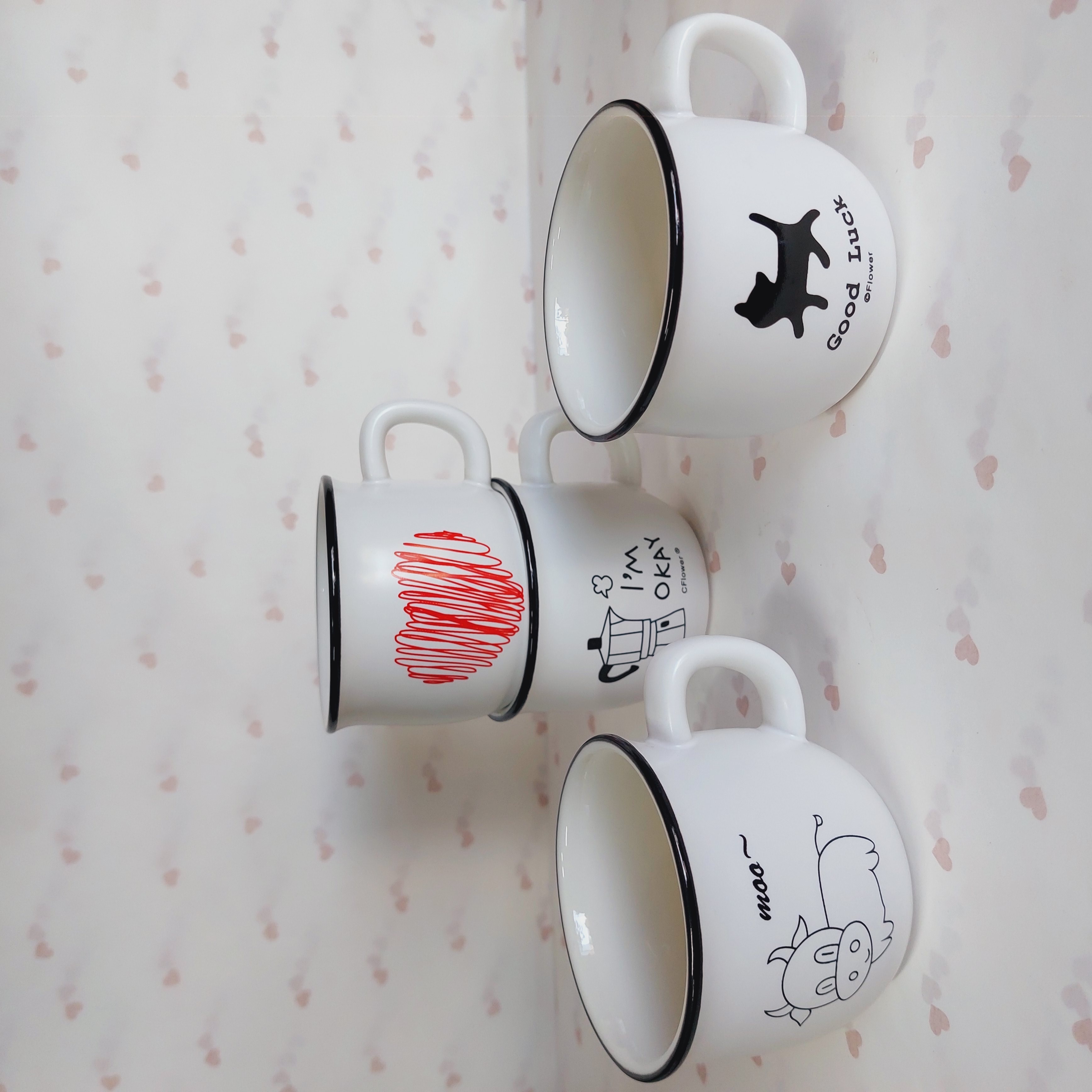 ماگ لب مشکی