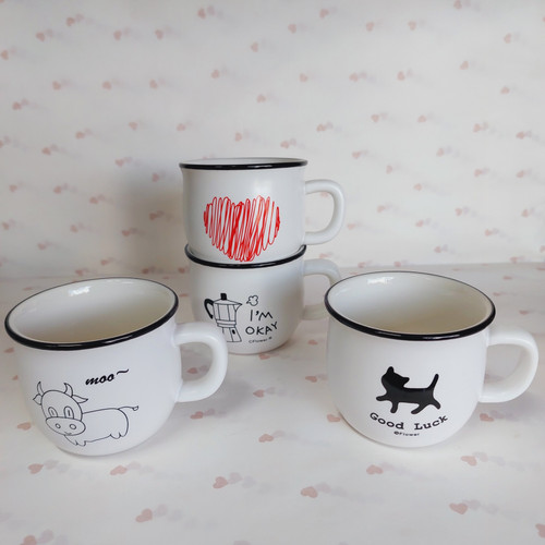 ماگ لب مشکی