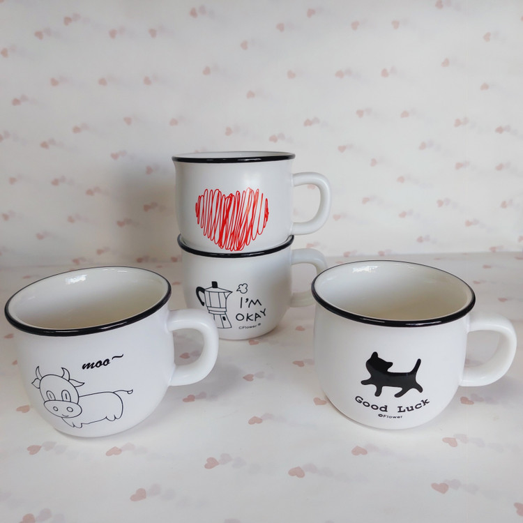 ماگ لب مشکی