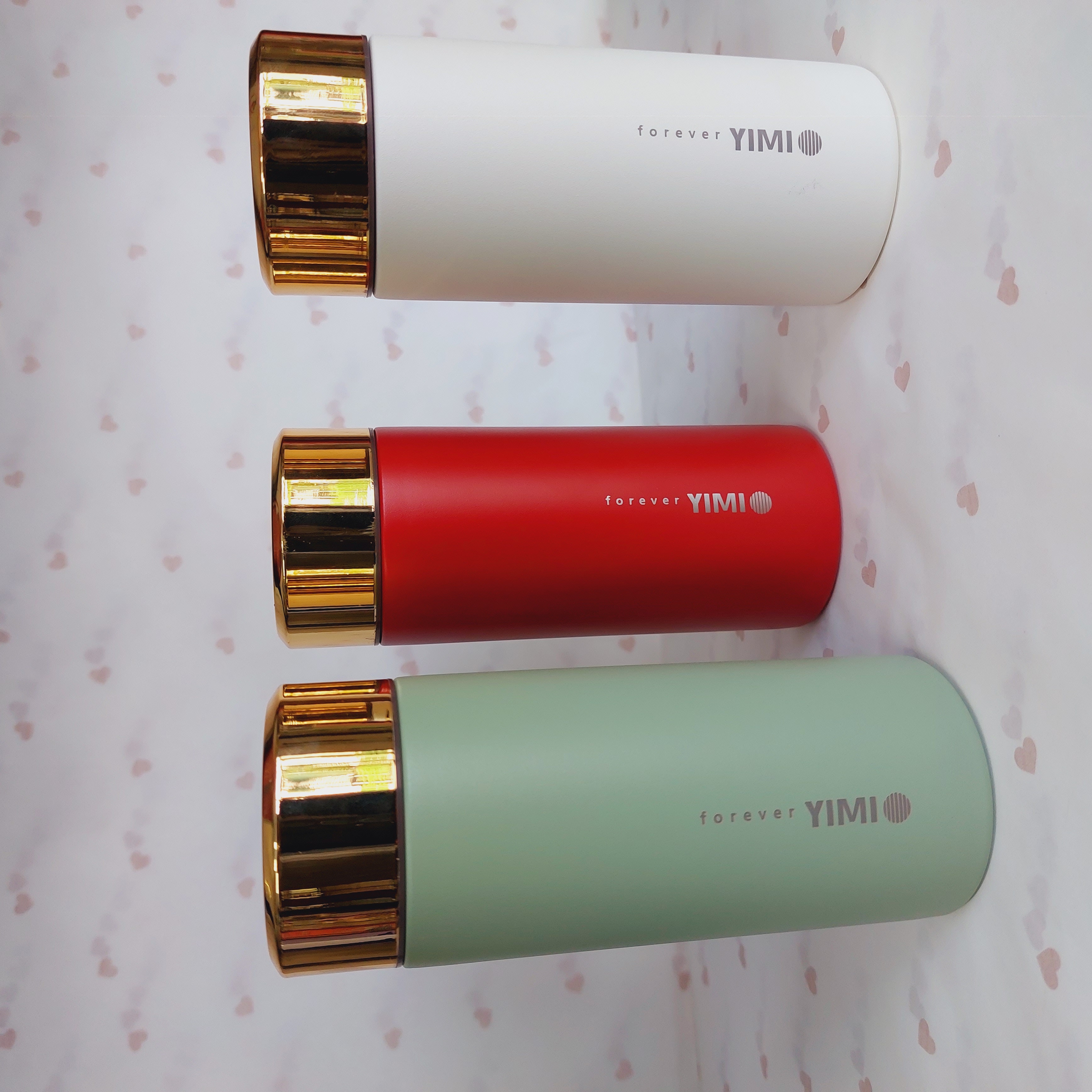 تراولماگ قلمی رنگی درب طلایی با گنجایش ۲۰۰ میل