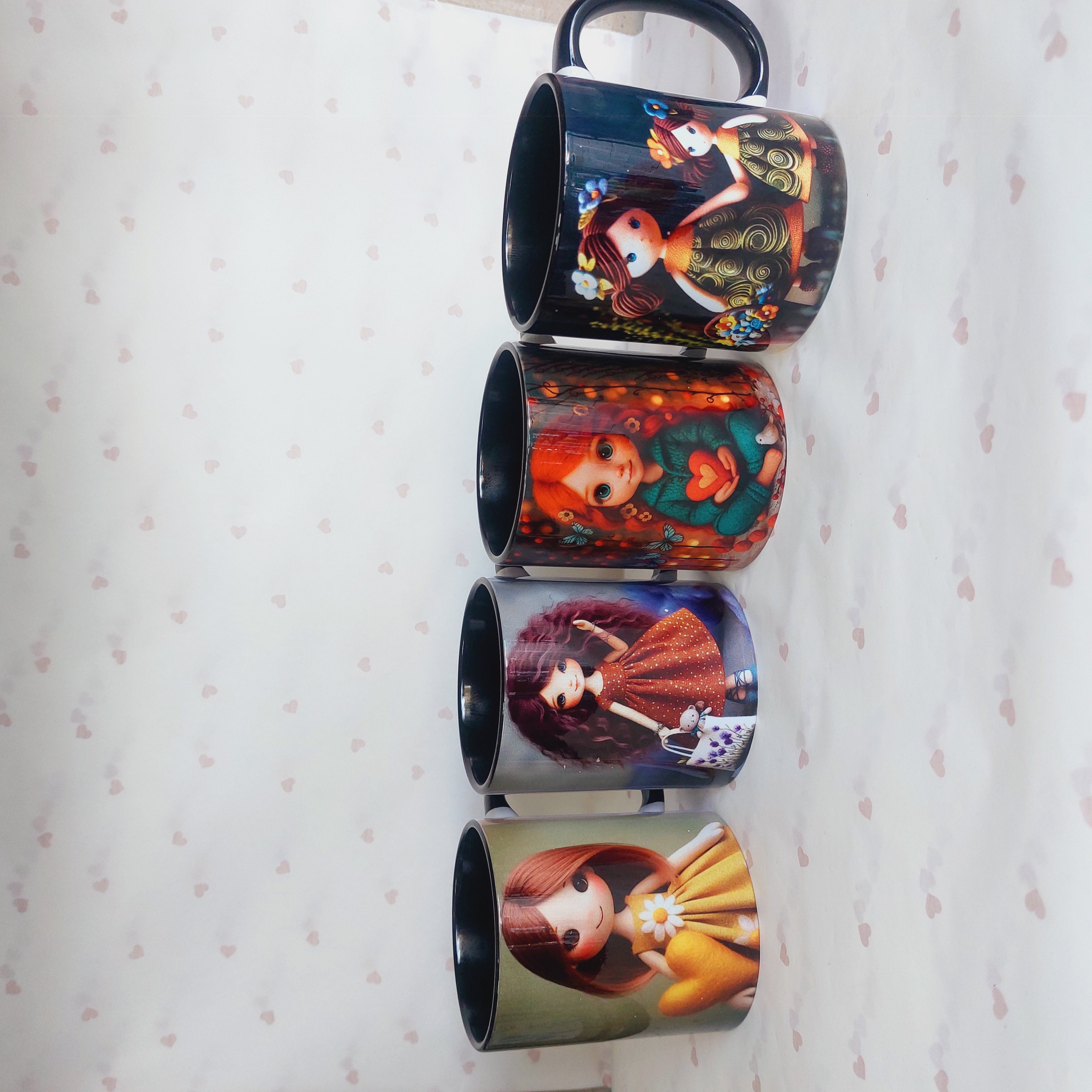 ماگ چاپدار دخترانه