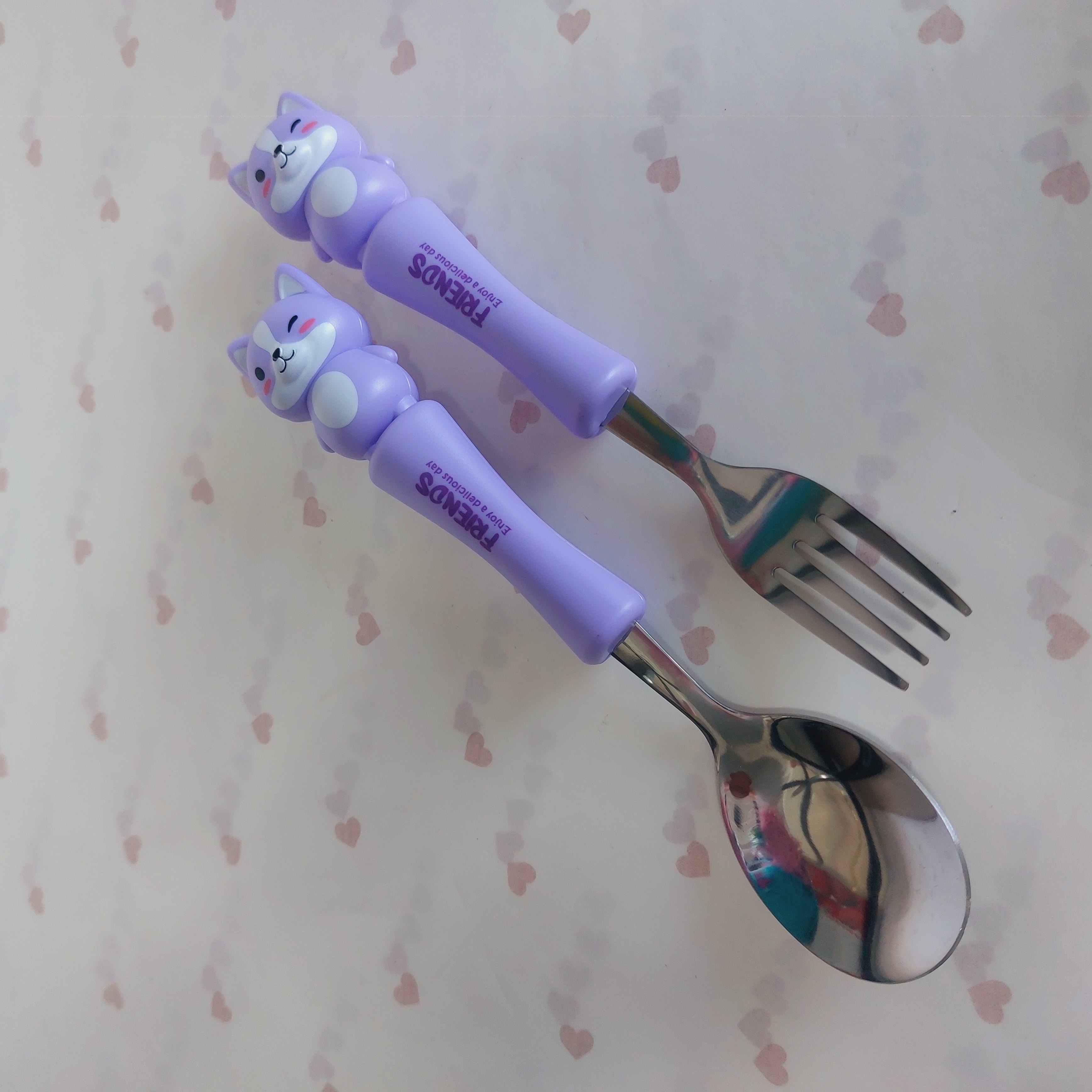 قاشق و چنگال فرندز بچگانه