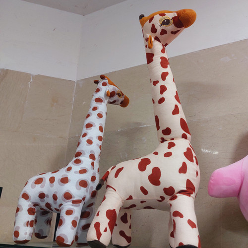 عروسک زرافه رنگی در ۳سایز