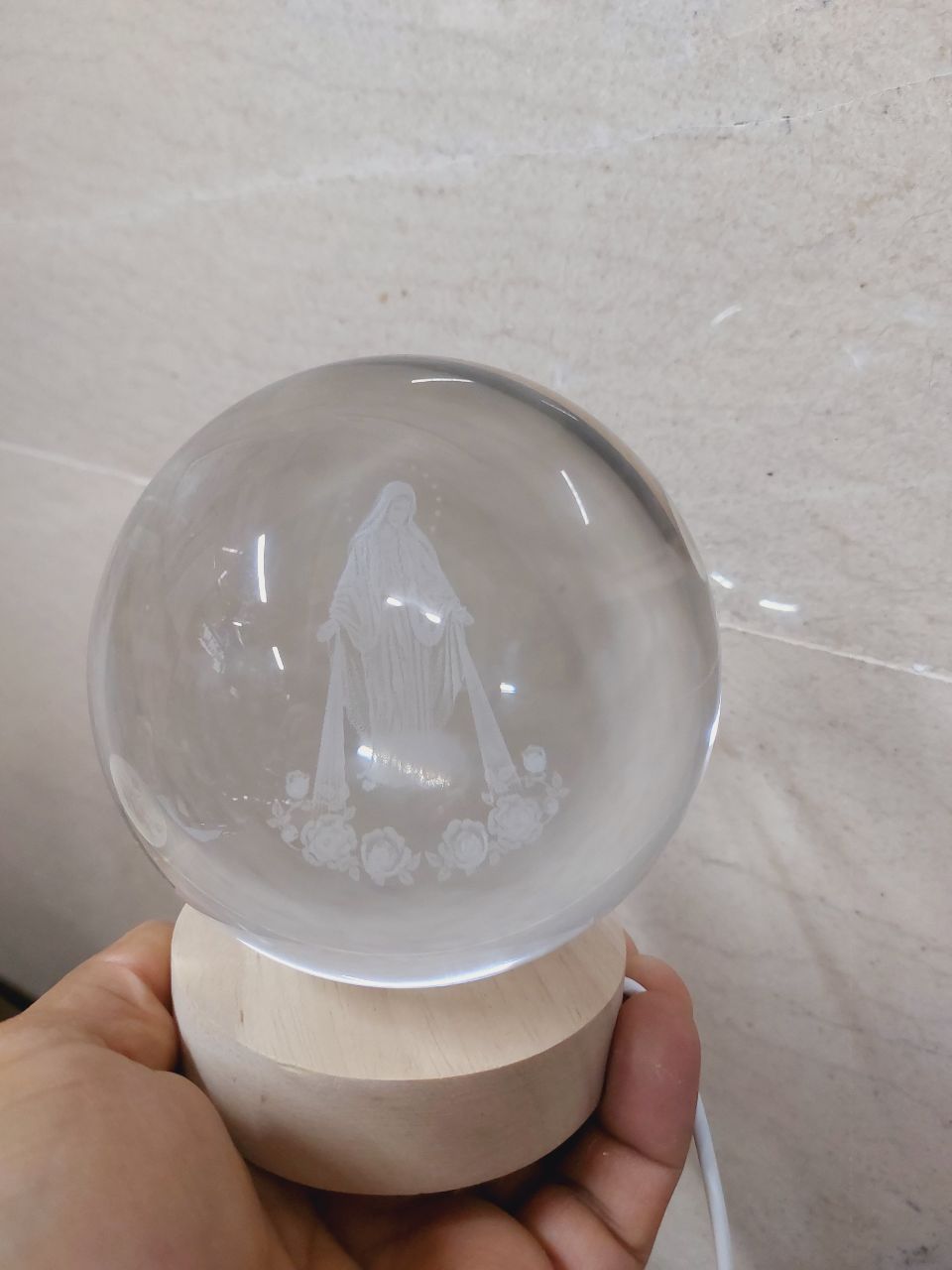 Glass Ball چراغدار