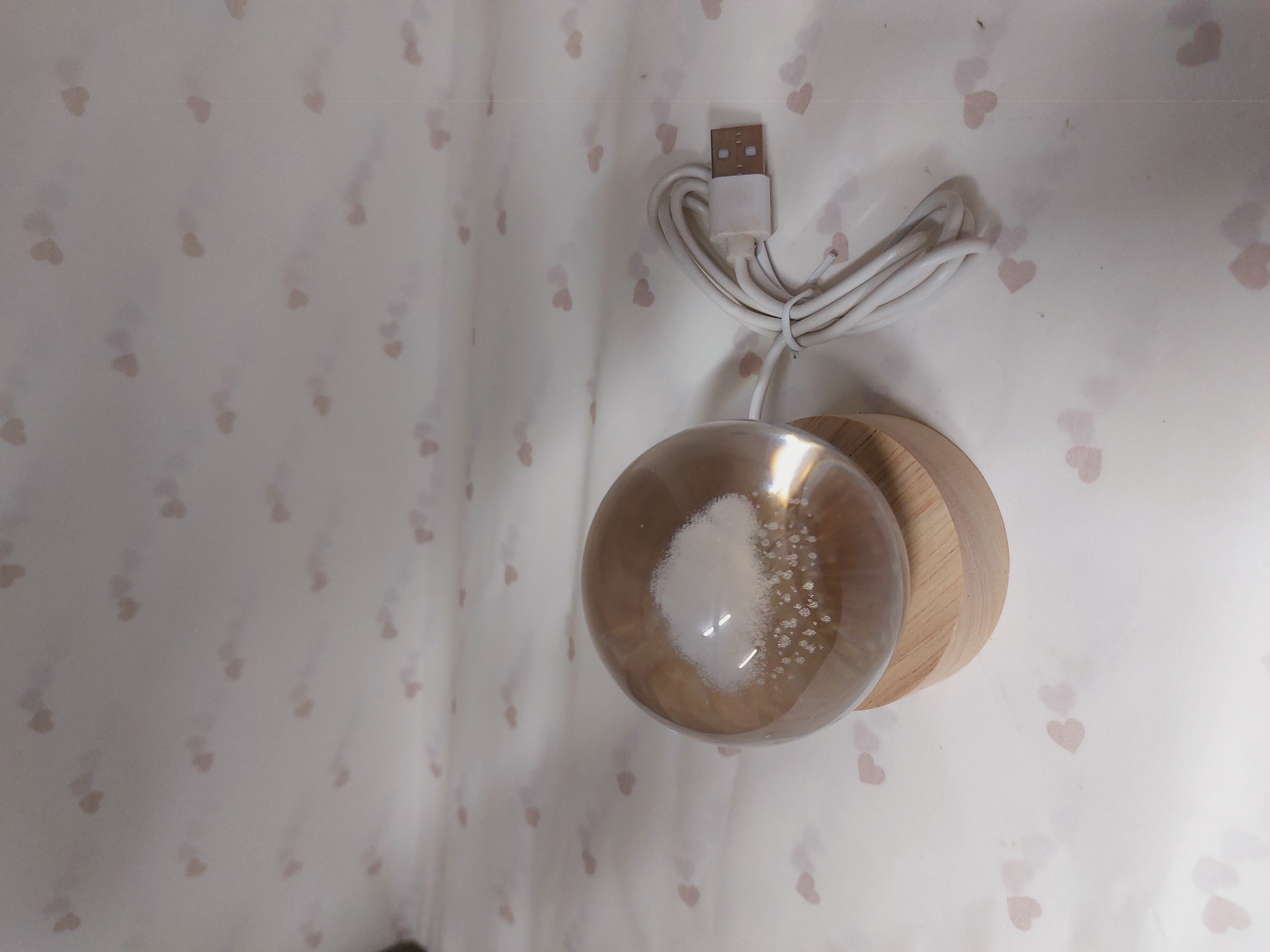 گوی چراغدار قطر ۶سانت Glass Ball