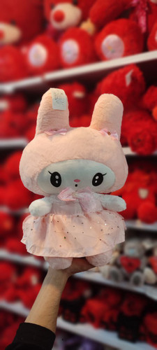 عروسک melodi سایز بزرگ لباس توری