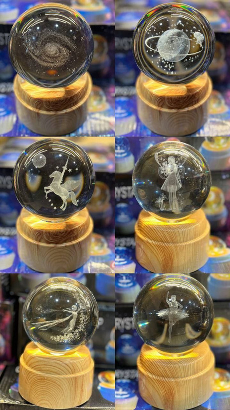 گوی شیشه چرخان