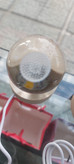 گوی شیشه ای زیر چوبی چراغدار قطر ۶سانت